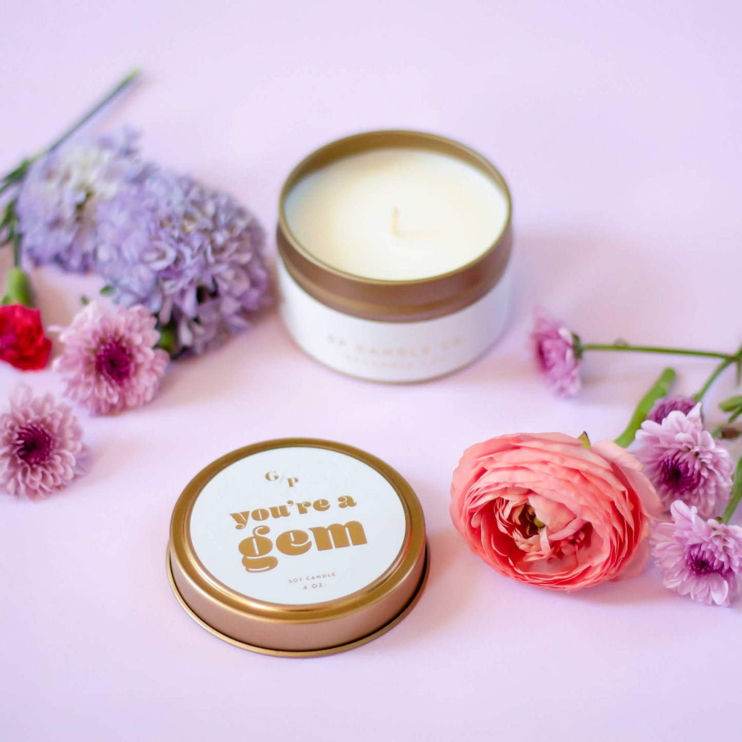 You're a Gem Just Because 4 oz. Candle Tin