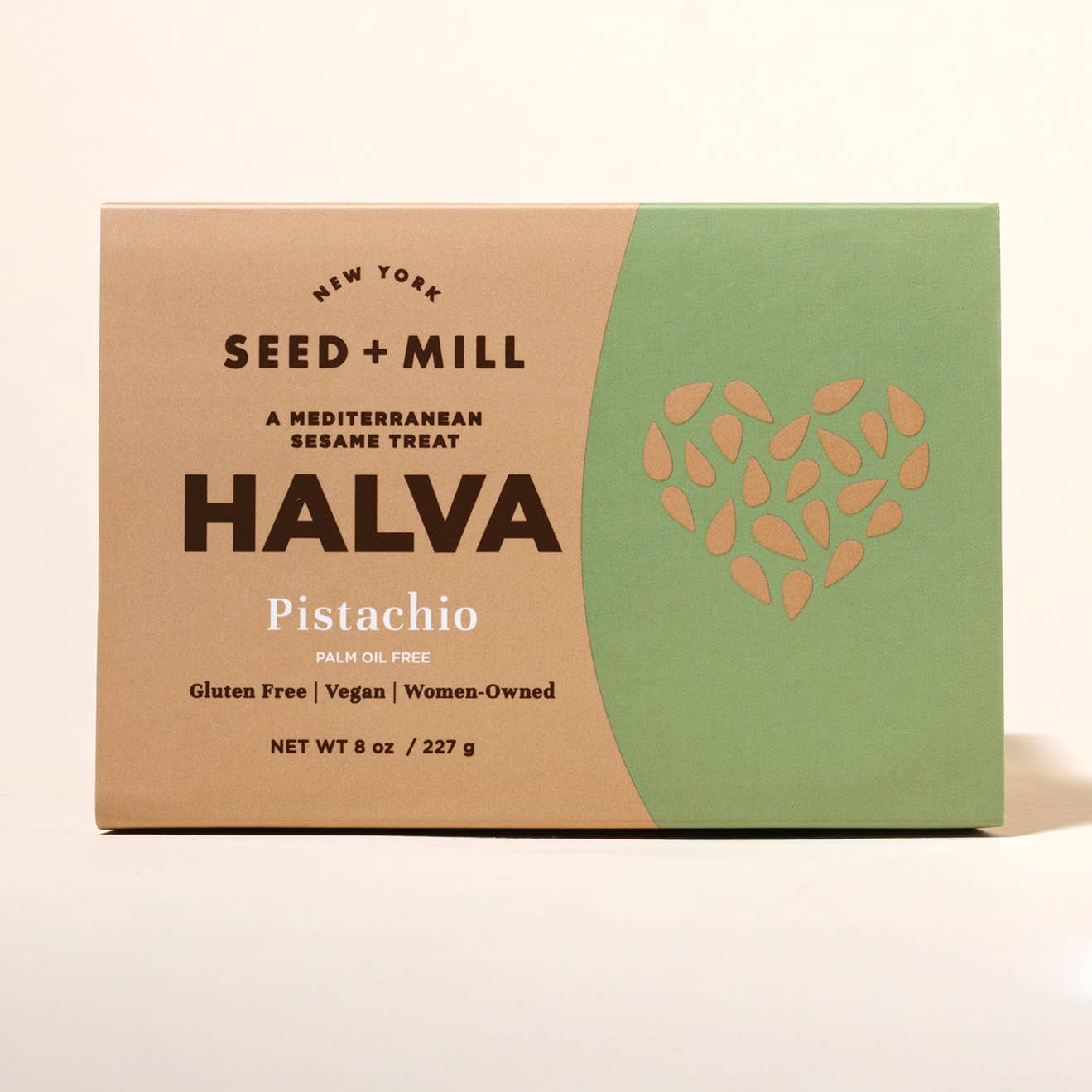Pistachio Halva, 227g - Kosher Sesame Candy