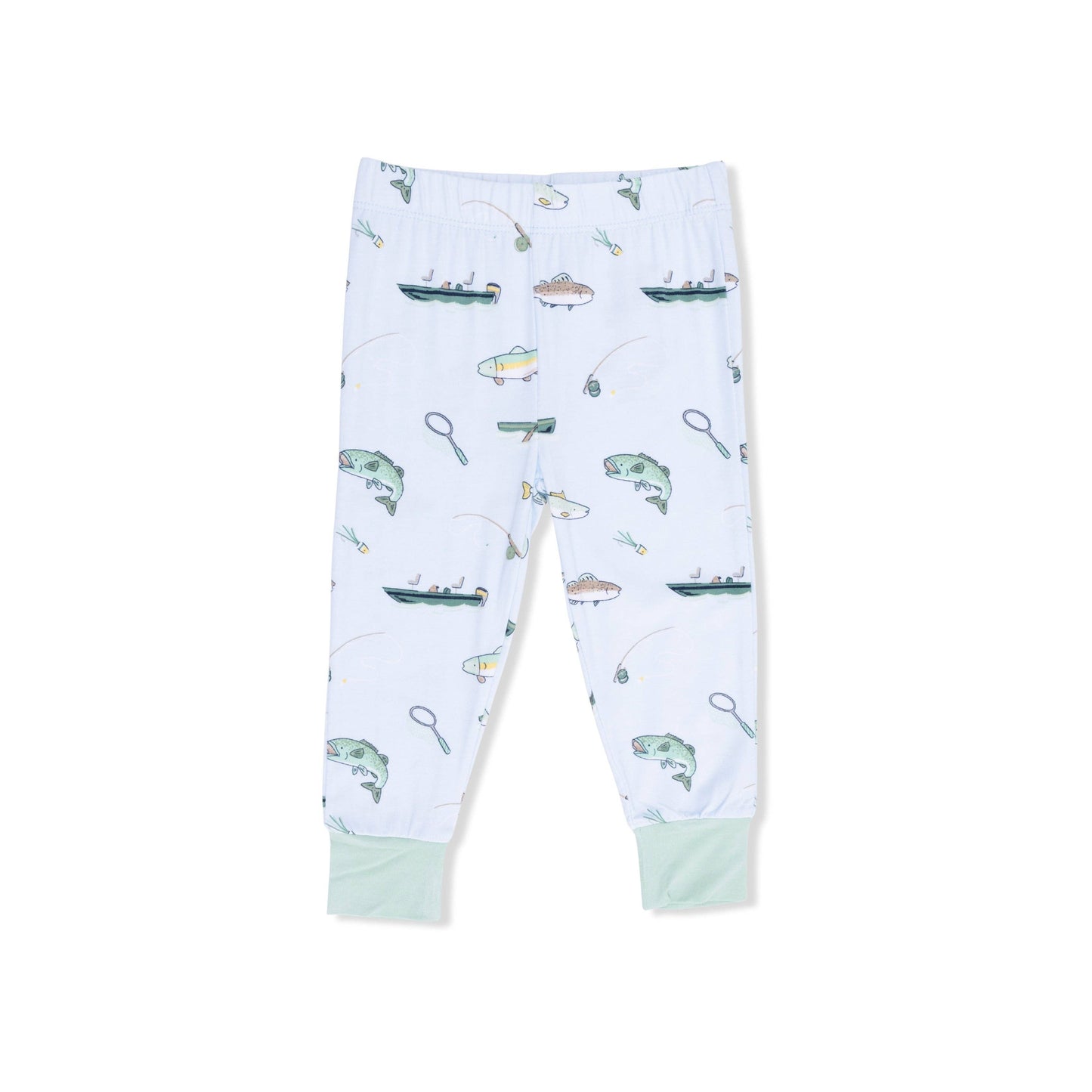 Fishing - Short Sleeve Loungewear Set