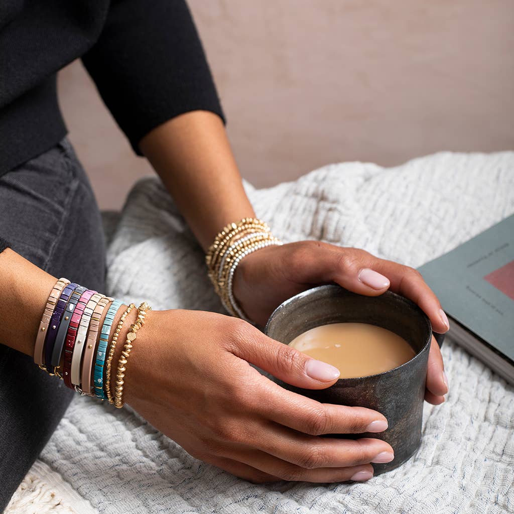Good Karma Ombre Bracelet - Strength & Grace Midnight/Silver