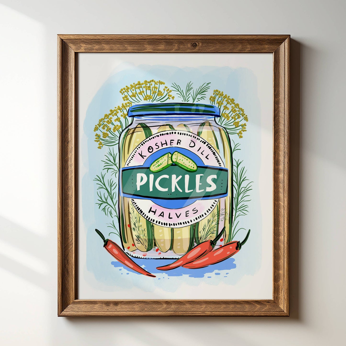 "Pickle Jar" - 8" x 10" Giclée Art Print