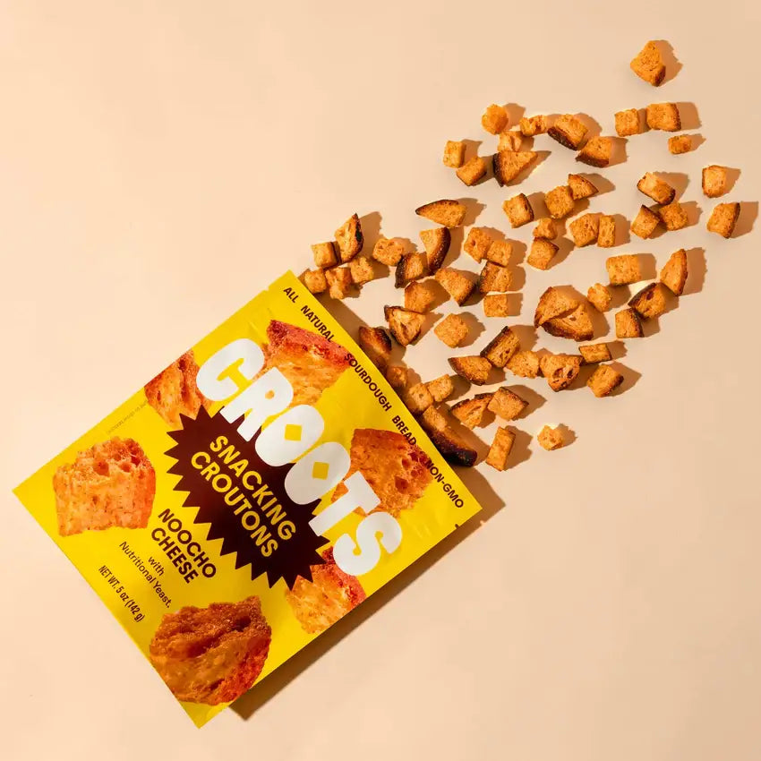 Noocho Cheese: Snackable Sourdough Crouton