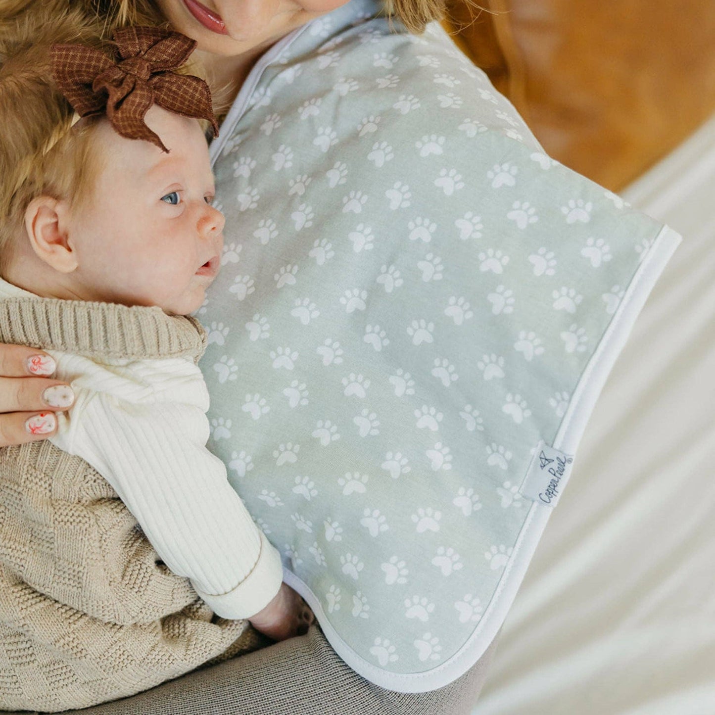 3 Pack Premium Burp Cloths - Rufus