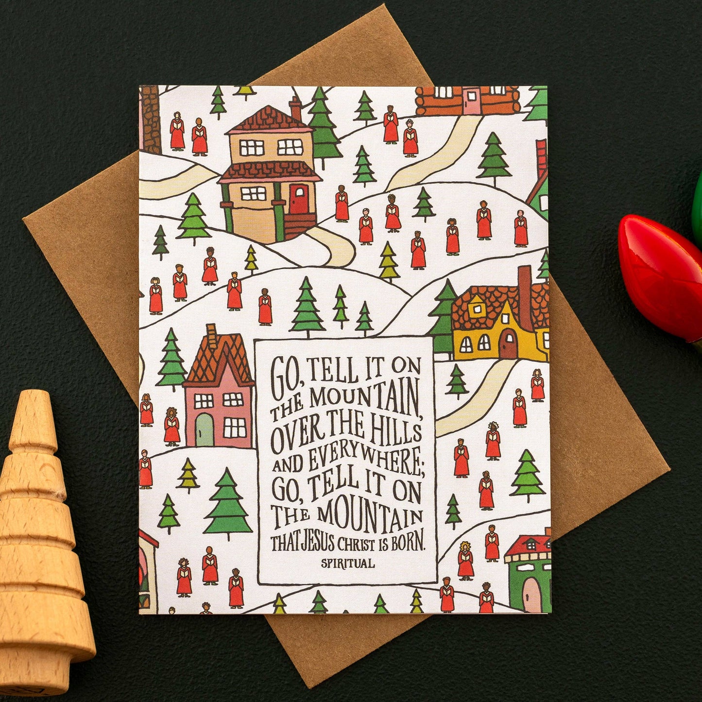 Go Tell It On The Mountain Greeting Card