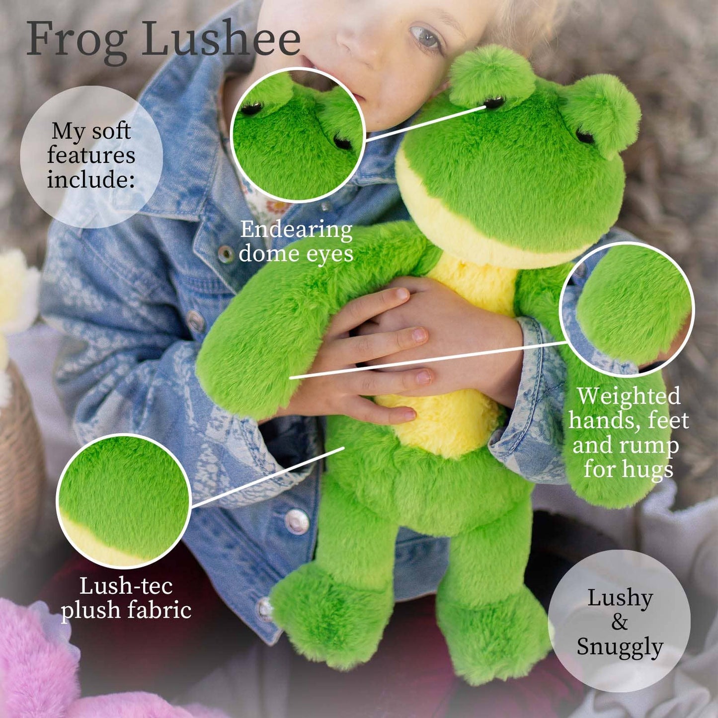 Green Frog World's Softest 16 inch - Classic Plush Toy
