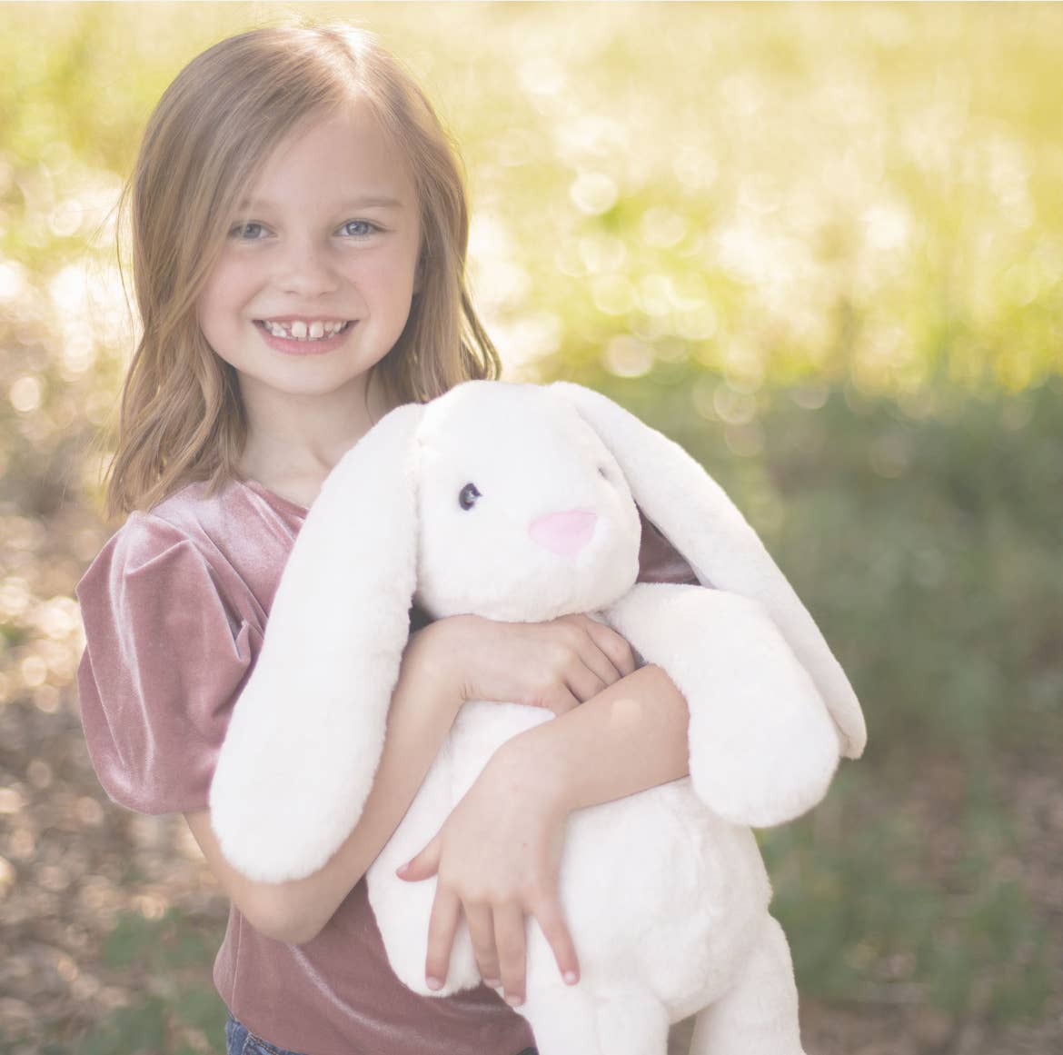 Cream Bunny- World's Softest Lushee 16 inch BriBri Plush Toy