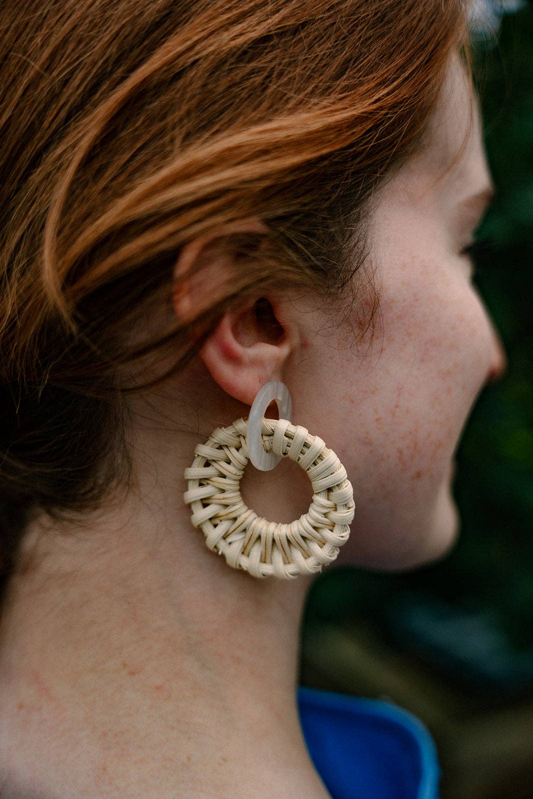 Calypso Earrings - Light Rattan // Resort Summer Jewelry