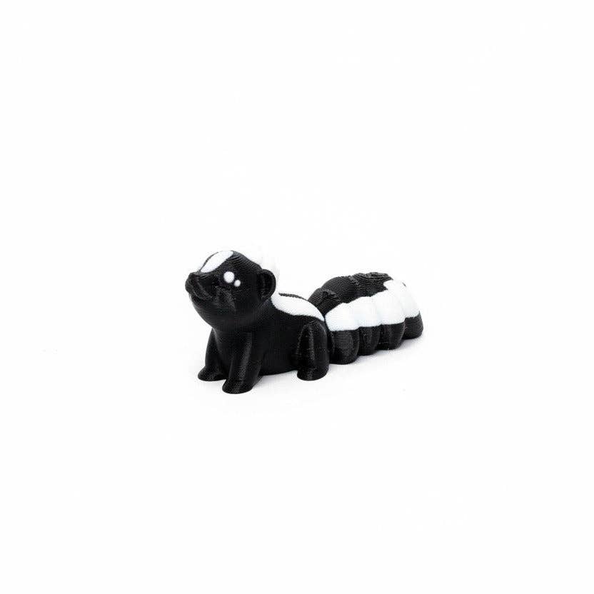 Skunk • Mini 3D Printed Articulated Animal • Flexi Animals • Pocket Pets • Pocket Pals • Desk Pets