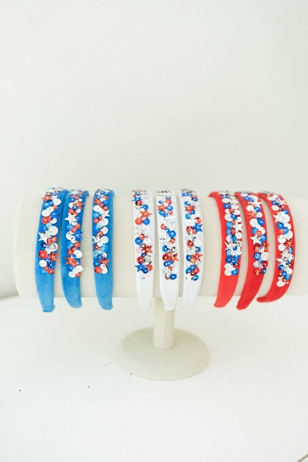 Sequin Headband - Miss USA