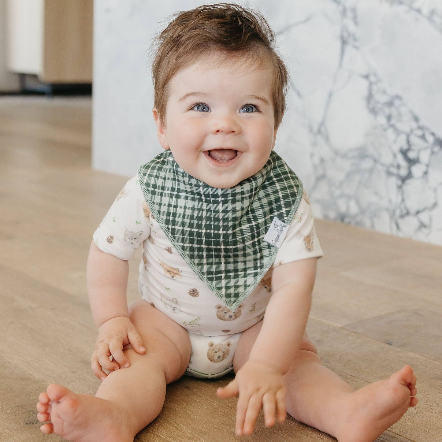 4 Pack Baby Bandana Bibs - Wilder