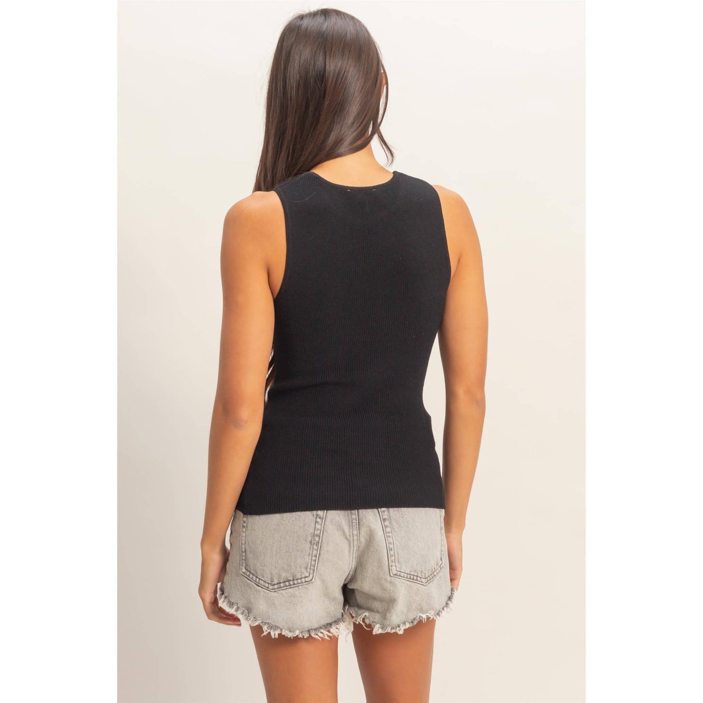 Ribbed Knit Tank Top