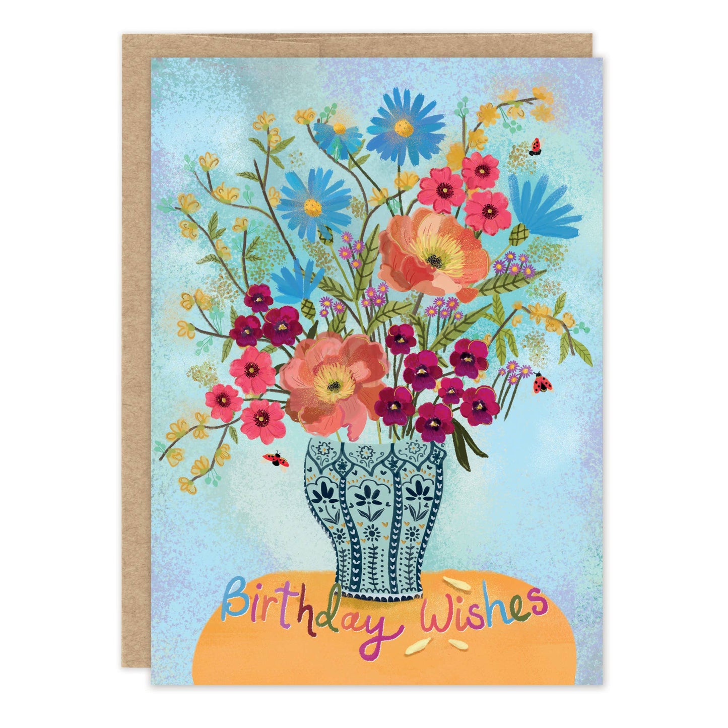 Rainbow Bouquet Birthday Card