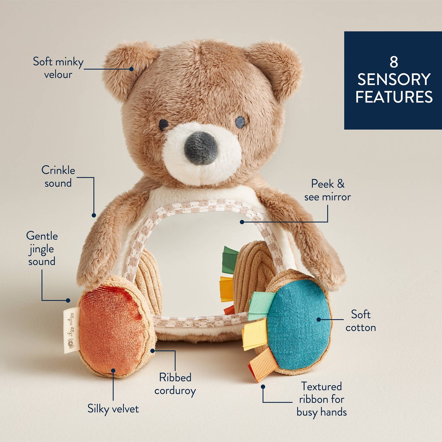 *NEW* Theo The Bear - Itzy Bitzy Mirror™