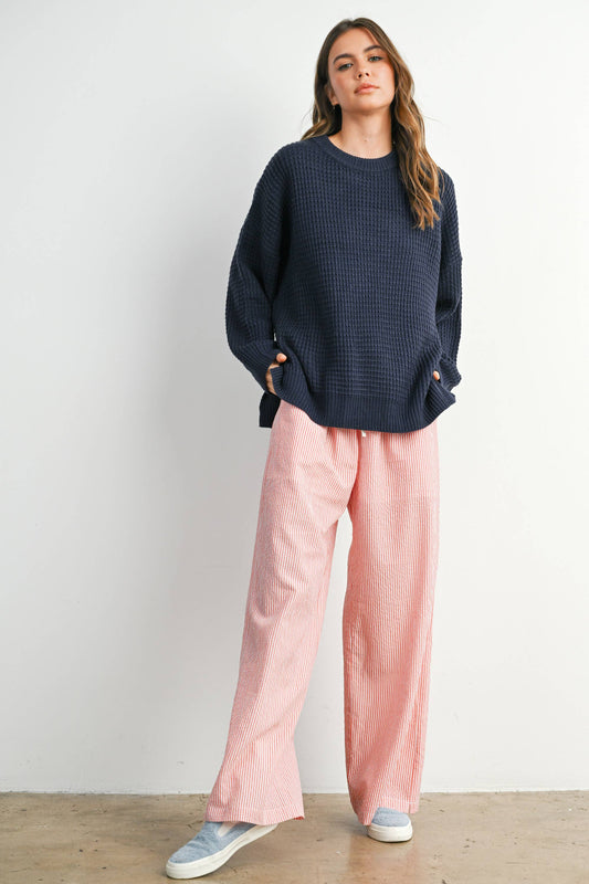 Round-Neck Classic Long Sleeve Top