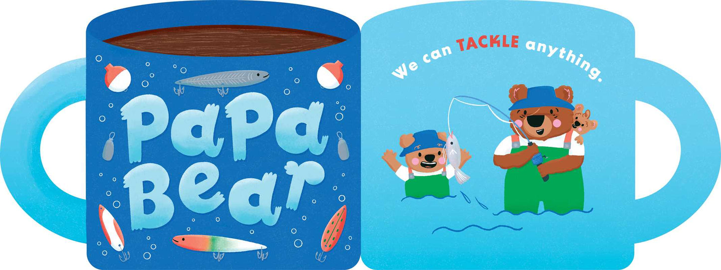 Grandest Grandpa (A Mugs & Kisses Shaped Board Book for Toddlers) by Teresa Bonaddio