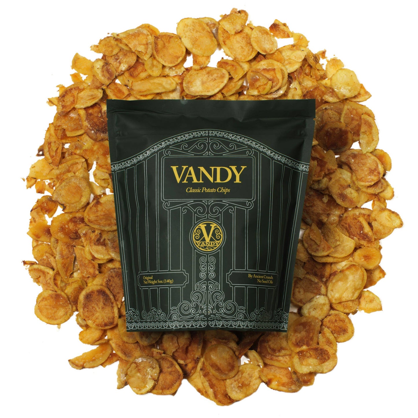 Vandy Traditional Potato Chips, 5oz Bag Case