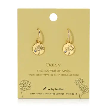 Birth Month Flower Earrings