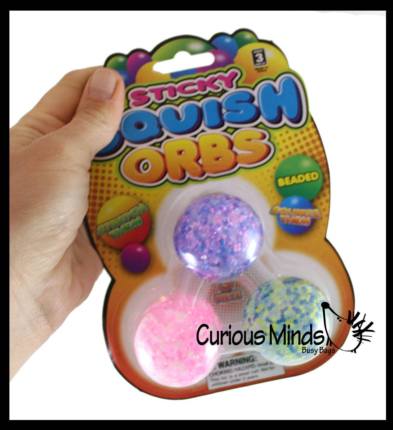 Small Amazing 1.5" Confetti Bead with Thick Gel Mold-able