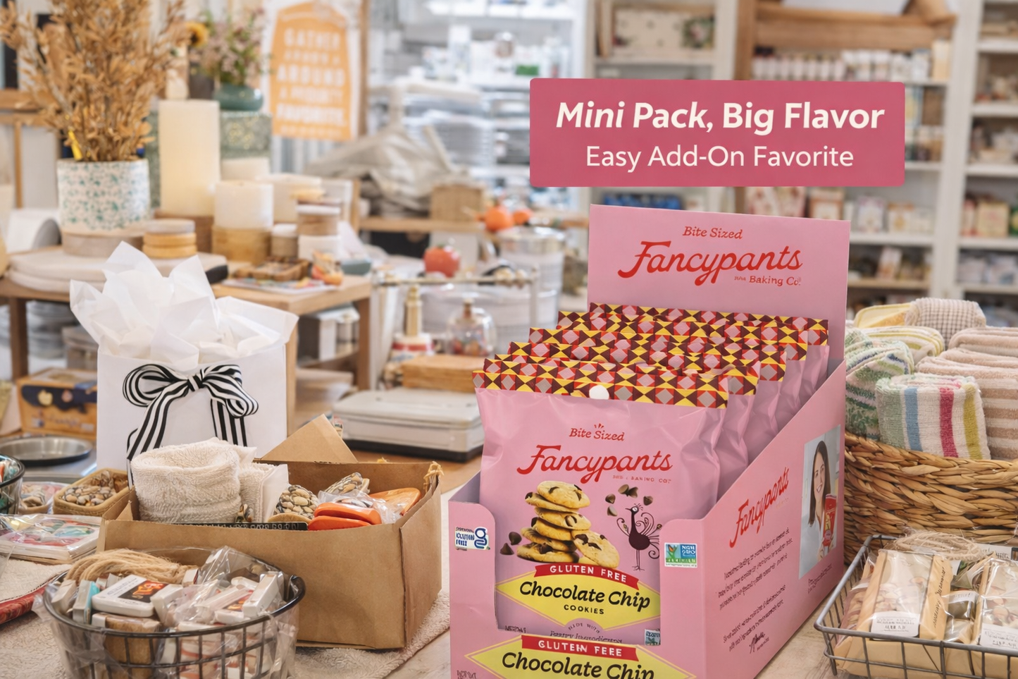 1-oz Gluten Free Choc Chip Mini Packs | Impulse Checkout