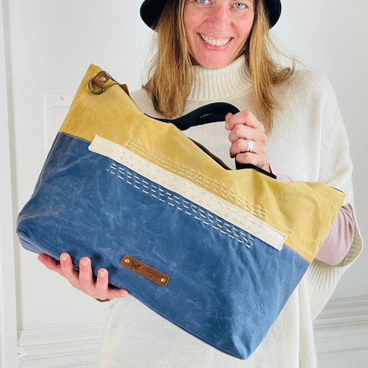 Bergere Blue Tote