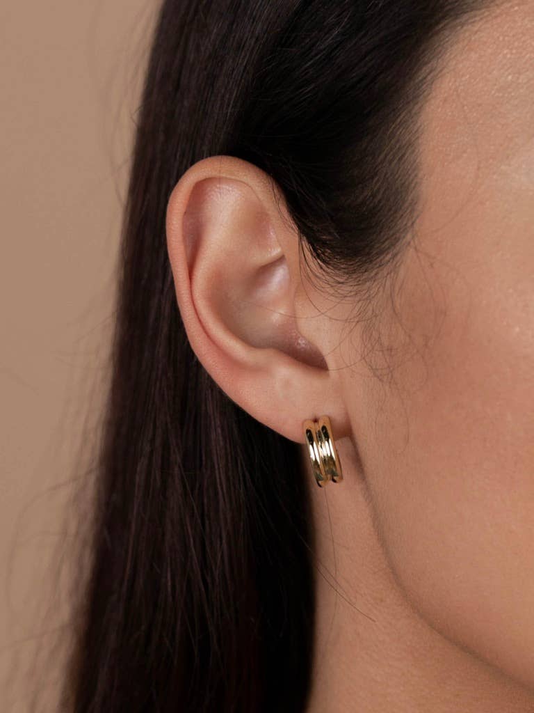 Gold Hoop - Bold - Earrings