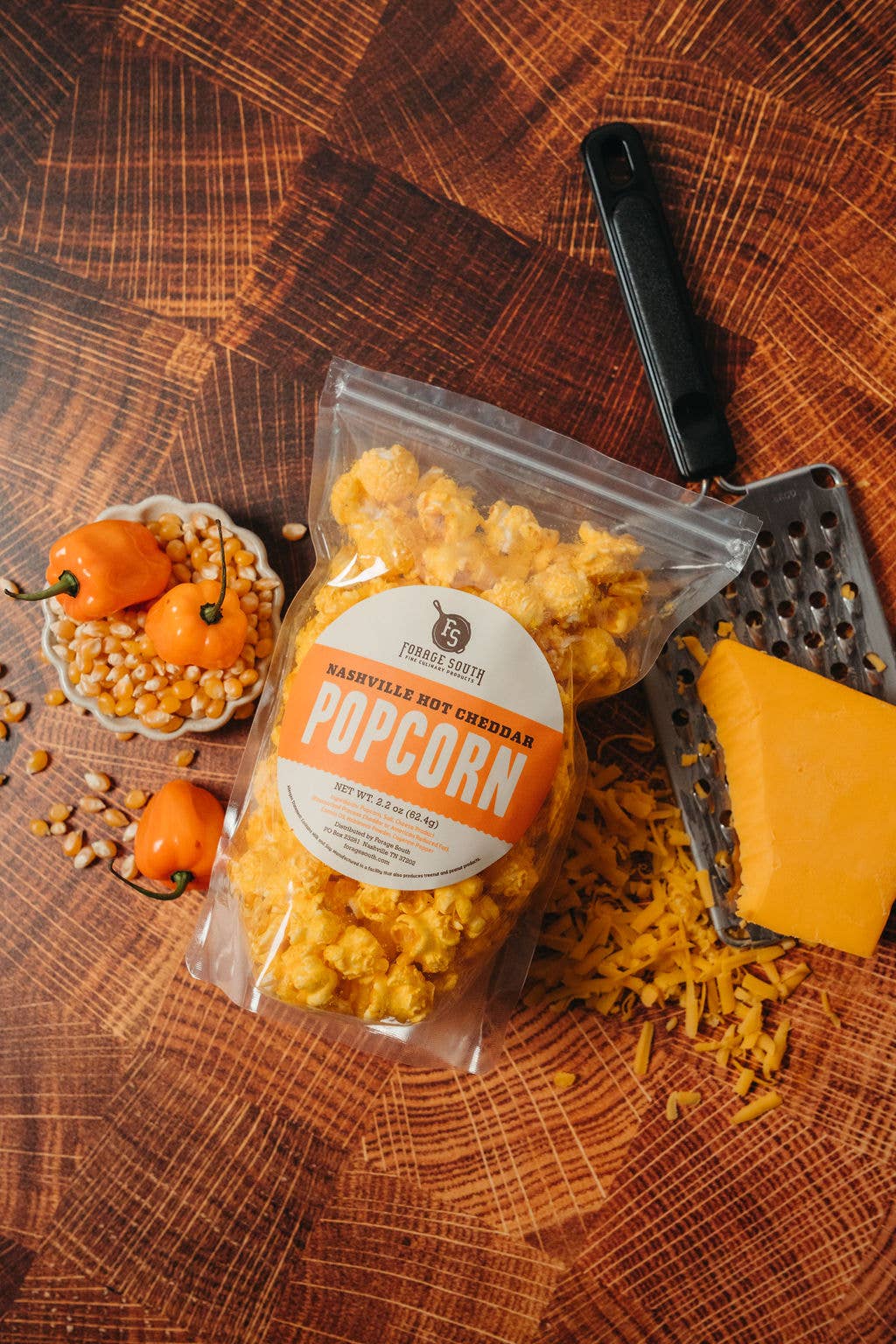 Nashville Hot Cheddar Popcorn