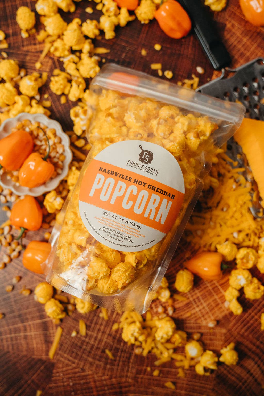 Nashville Hot Cheddar Popcorn
