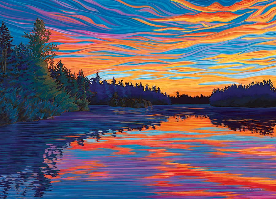 Sunset 1000-Piece Cobble Hill Puzzle
