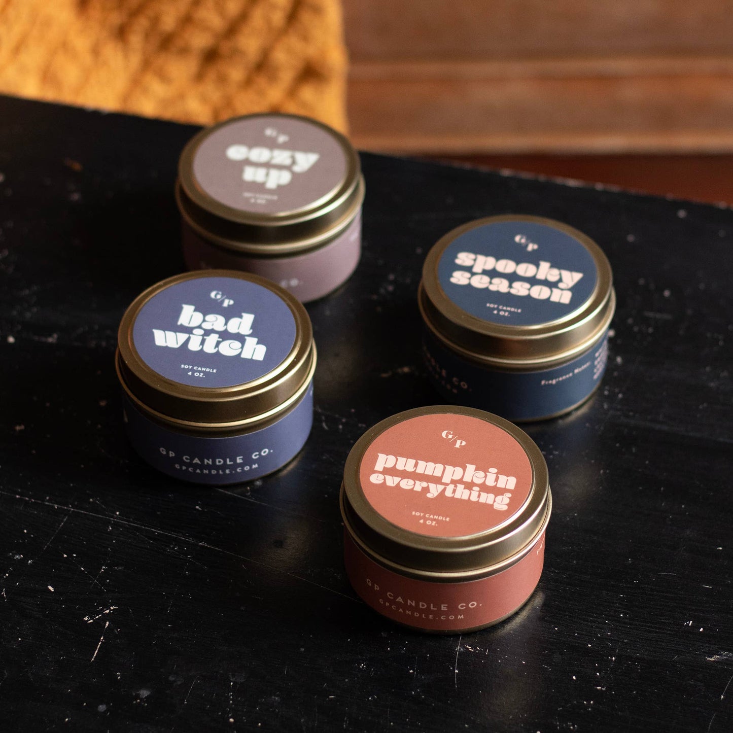 Spooky Season Just Because 4 oz. Candle Tin