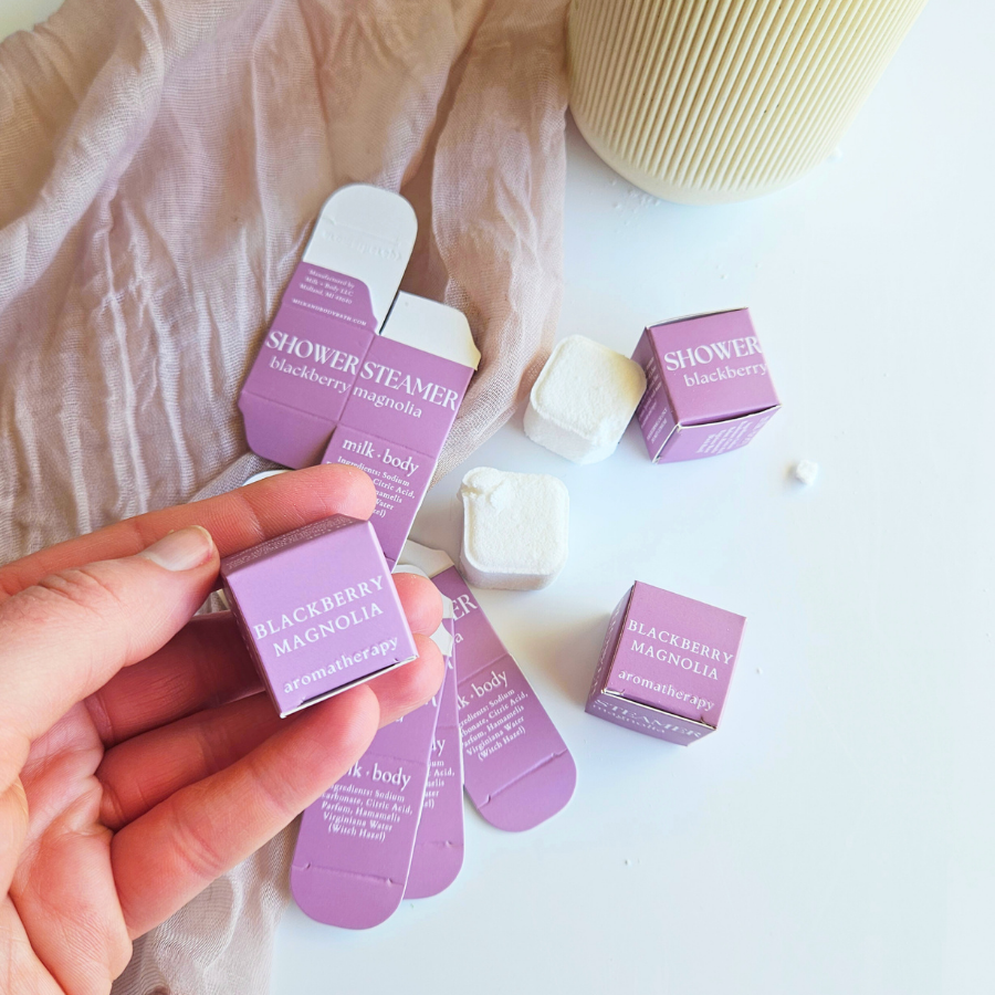 Blackberry Magnolia | Summer Shower Steamer, Aromatherapy