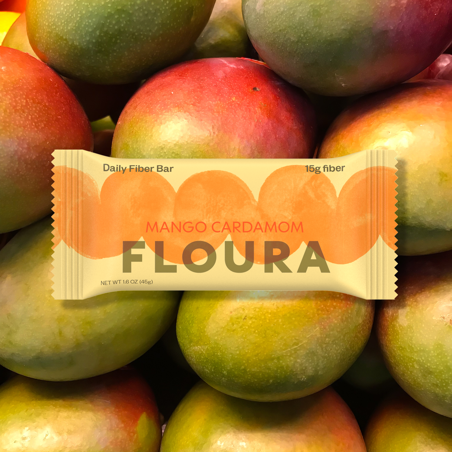 Mango Cardamom Fiber Snack Bar