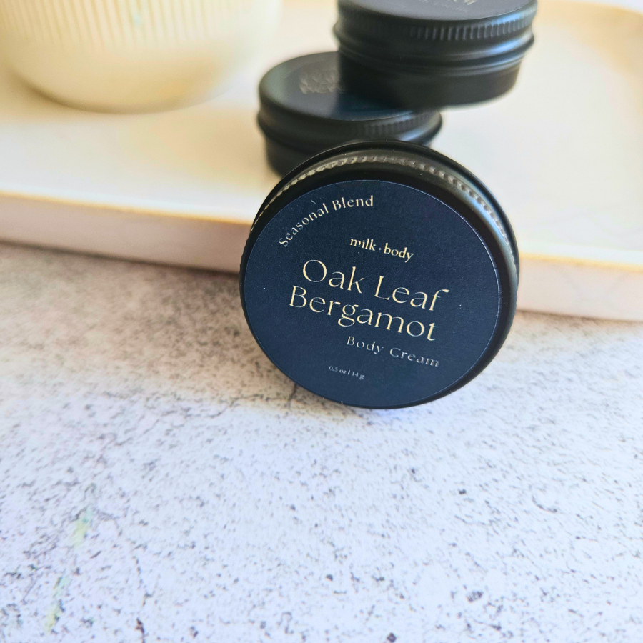 Oakleaf Bergamot Mini Goat Milk + Tallow Body Cream