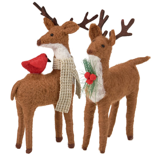 Cardinal & Deer Critter Set