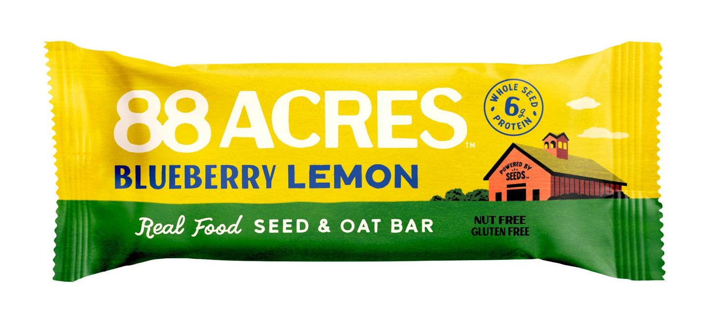 Blueberry Lemon Seed + Oat Bar