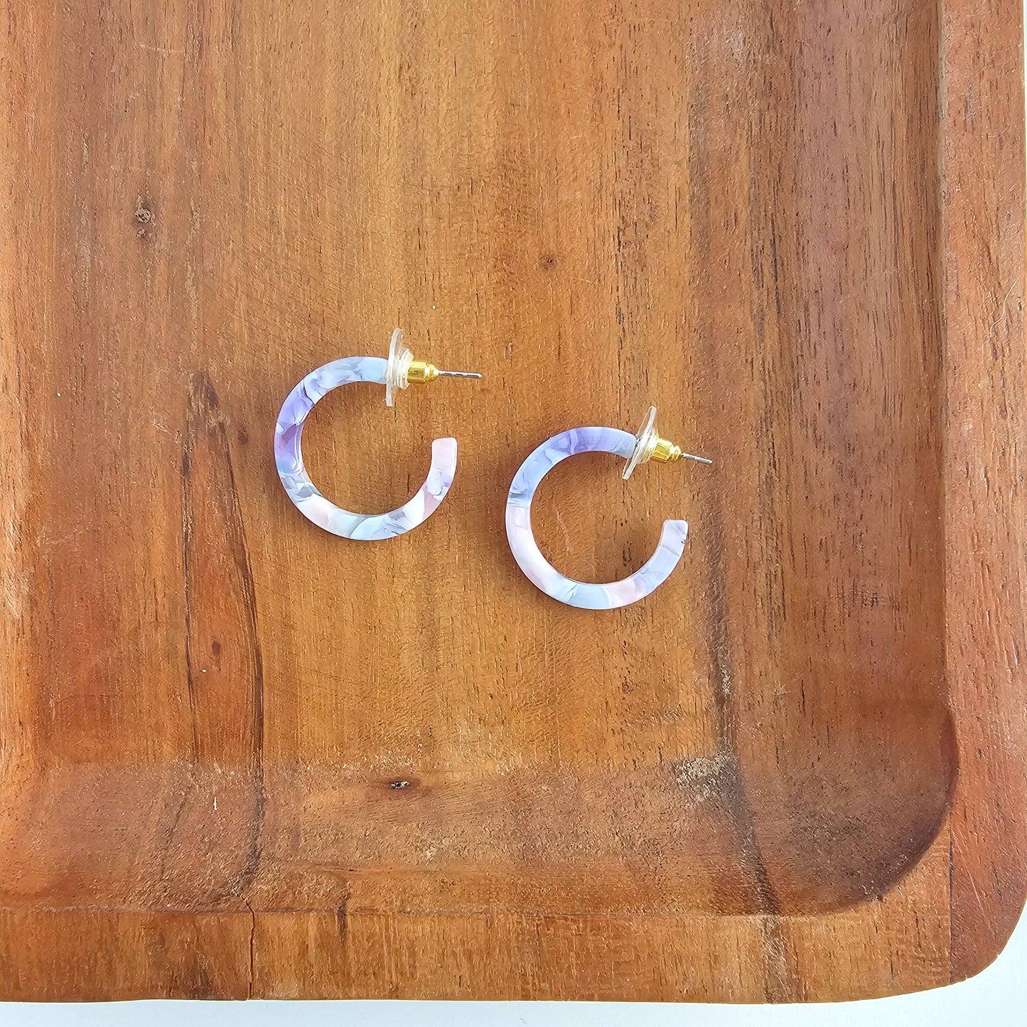 Cam Mini Hoops - Pastel Prism // Summer Spring Earrings