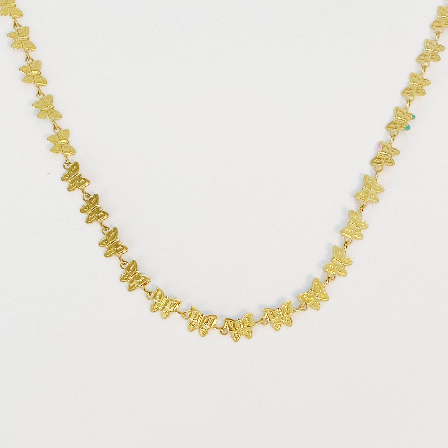 Linked Butterflies Necklace