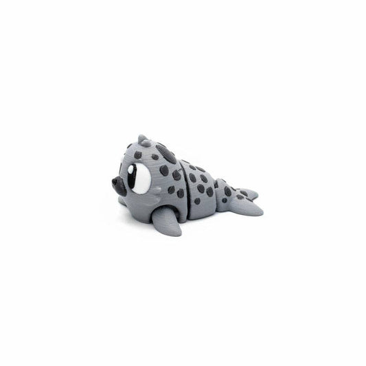 Seal (Spots) • Mini 3D Printed Articulated Animal • Flexi Animals • Pocket Pets • Pocket Pals • Desk Pets