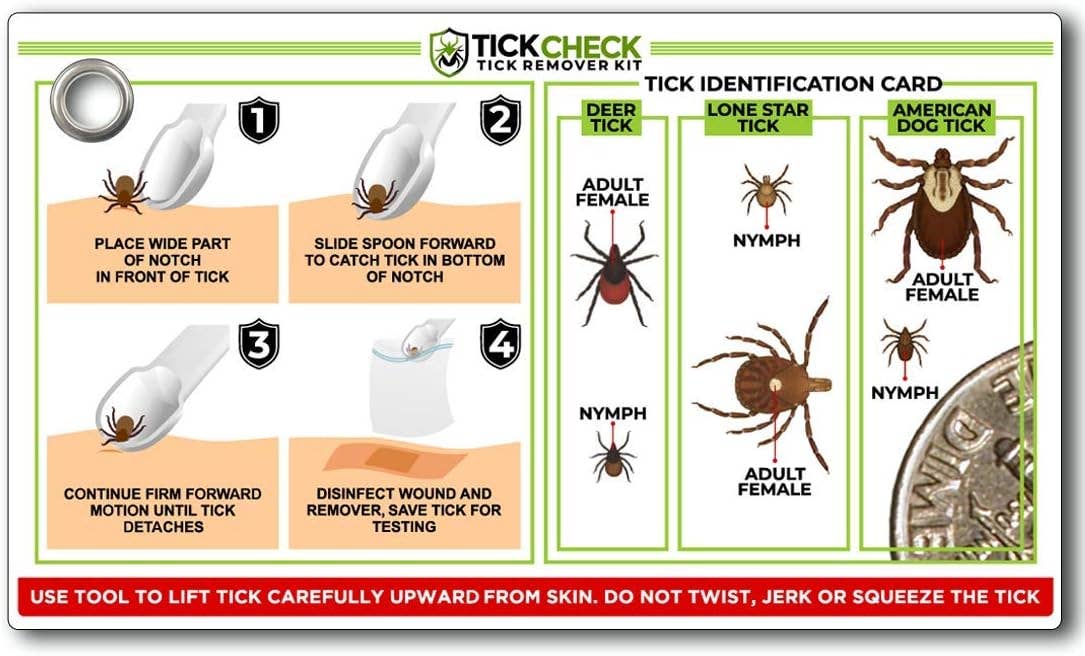 TickCheck Tick Remover Spoon 3 Pack