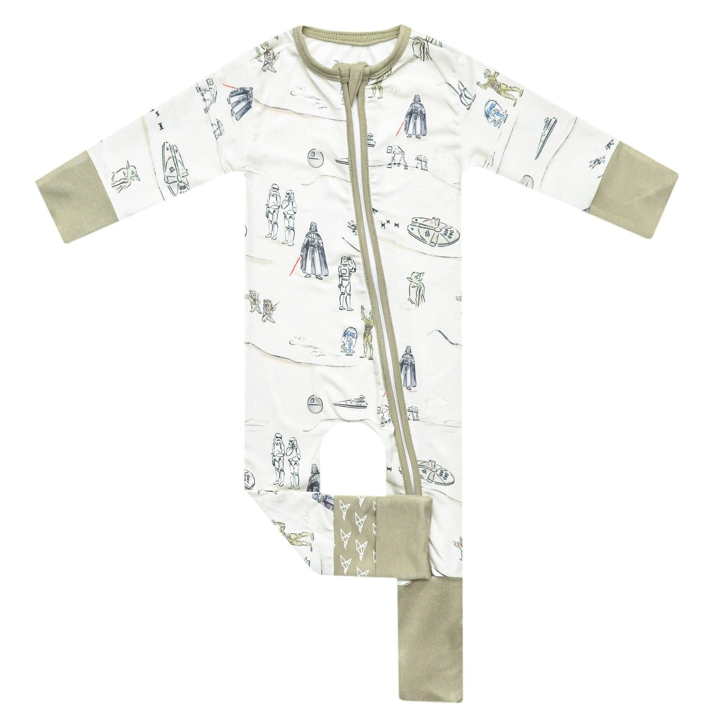 Convertible Zip-Up Footie - Tatooine