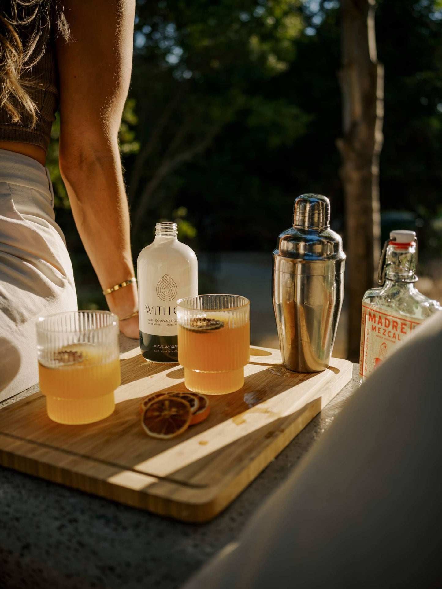 Agave Margarita (Agave, fresh lime juice, orange)