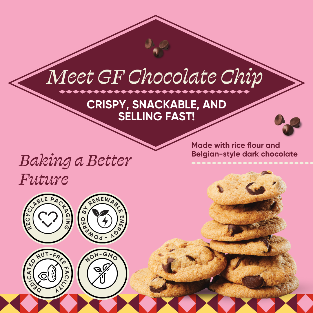 Gluten Free Chocolate Chip Cookies | GF Cookies | Snacks
