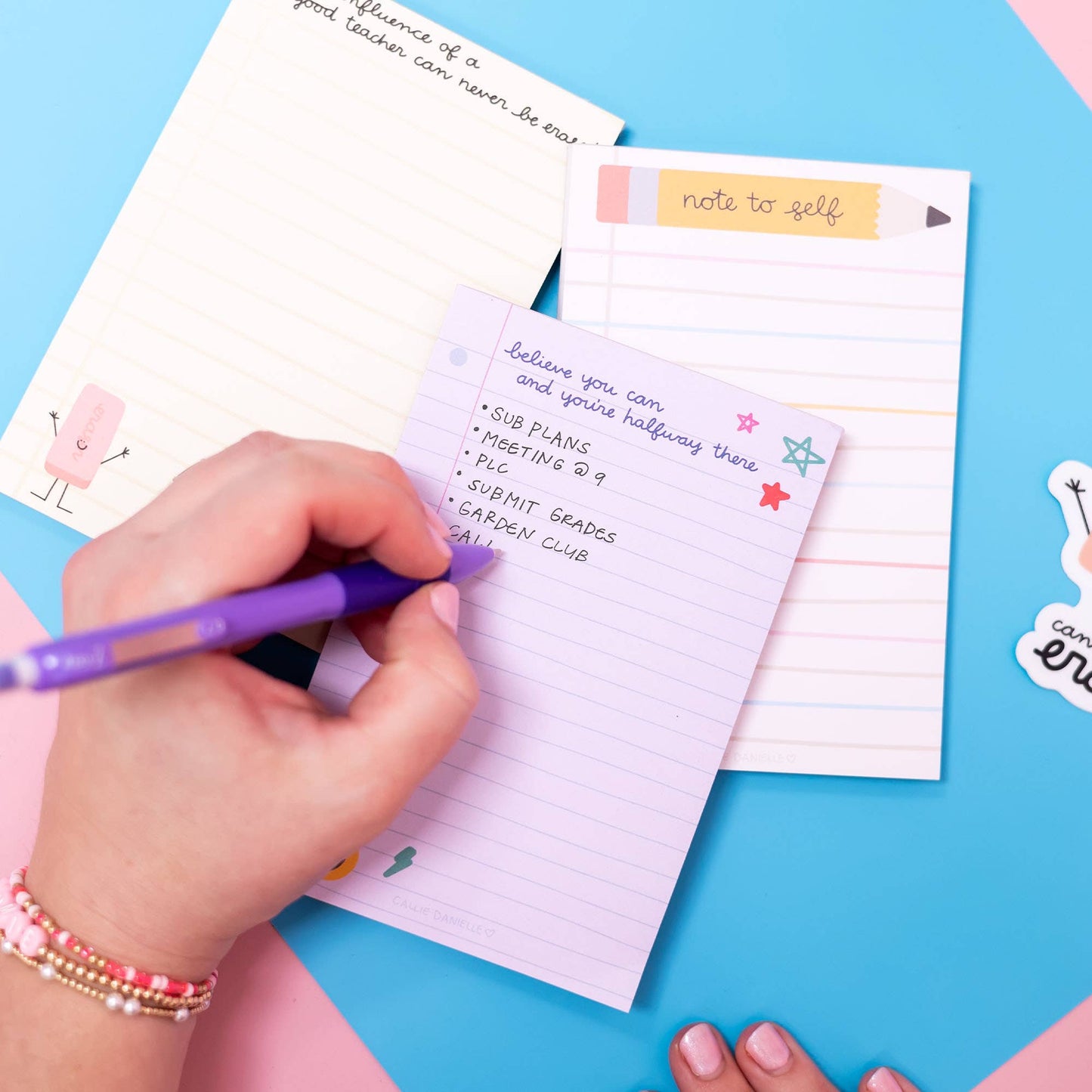 Believe You Can Smiley Notepad