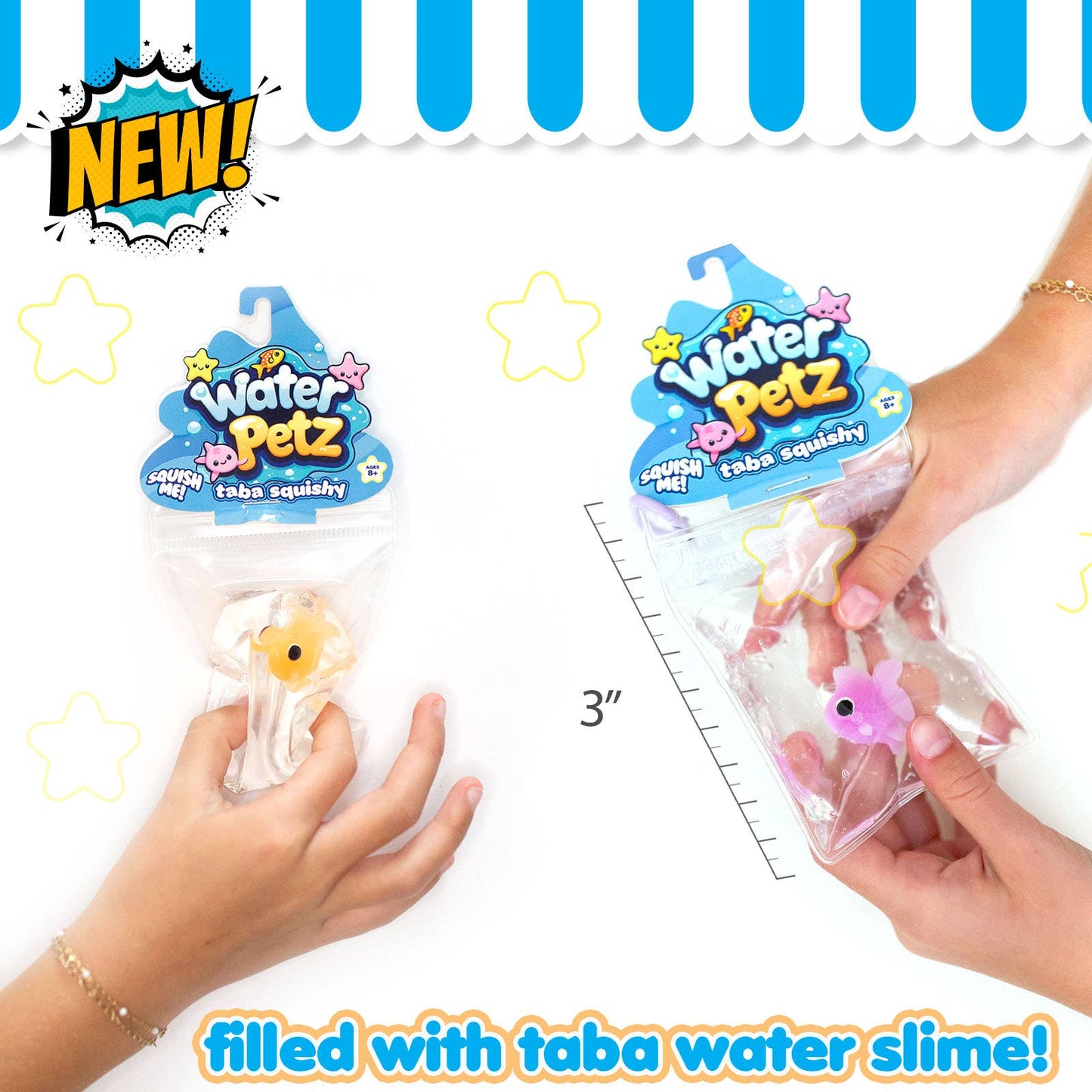 Taba Squishy Mushmeez Water Pet