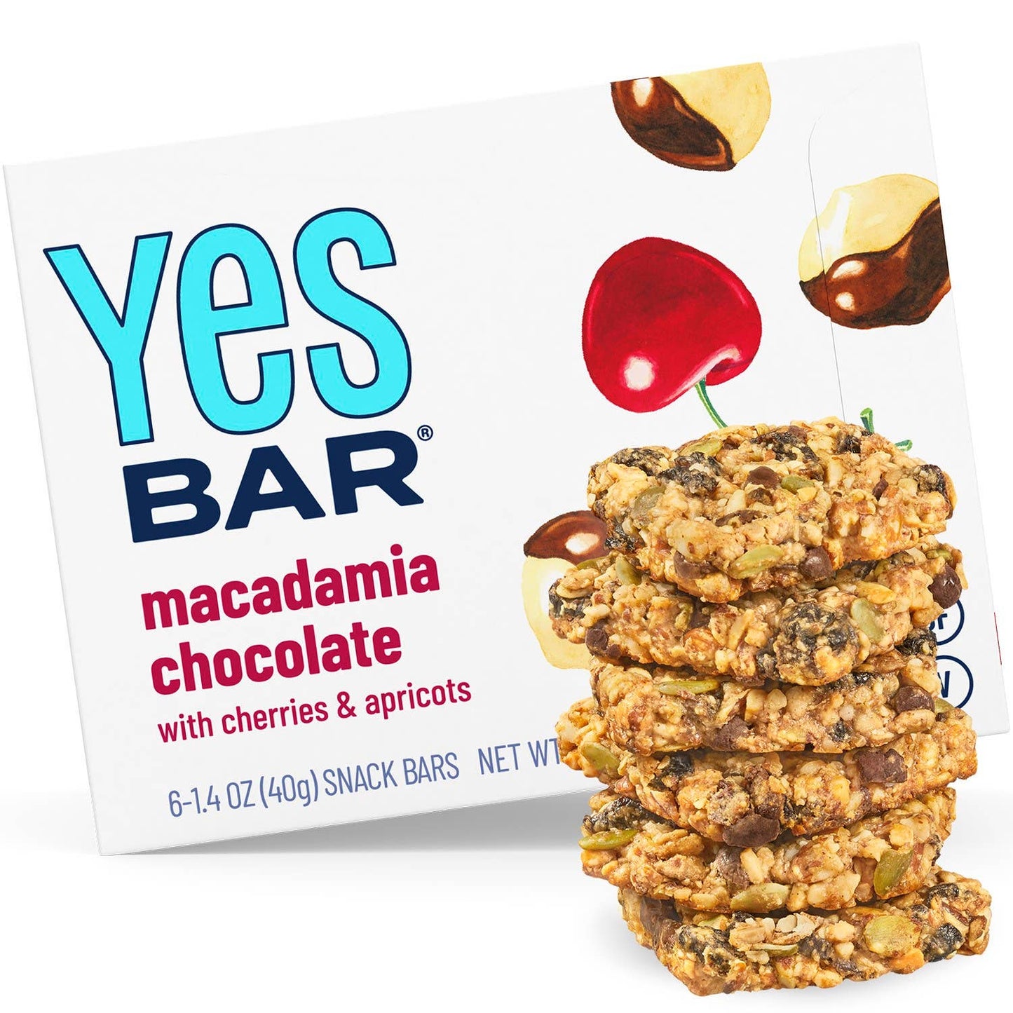 Macadamia Cherry Chocolate - Gourmet Plant-Based Snack Bar