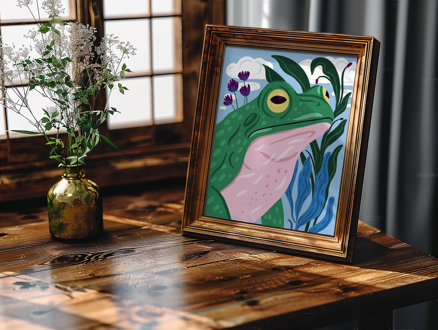 "Mr. Frog" - 8" x 10" Giclée Art Print