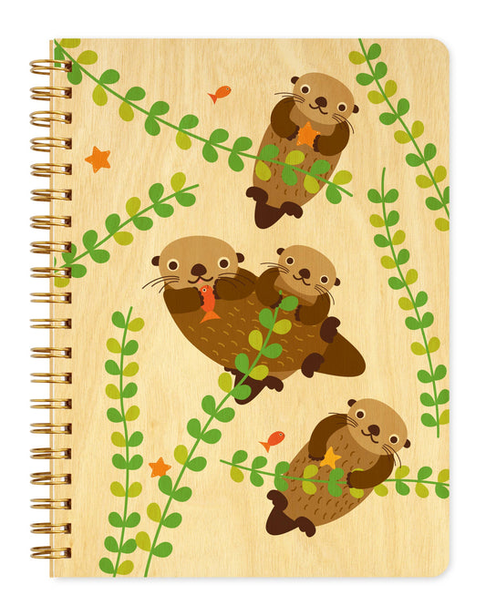 Water Otters Wood Journal