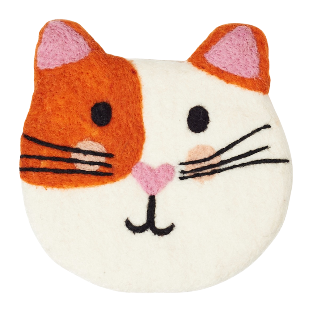 Wool Trivet - Cat