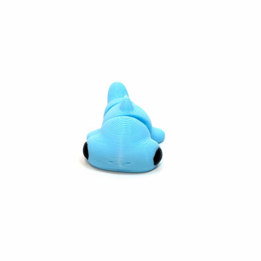 Hammerhead Shark (Blue) • Mini 3D Printed Articulated Animal • Flexi Animals • Pocket Pets • Pocket Pals • Desk Pets [2025]