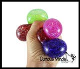 Dual Glitter Swirling Stress Ball - Sensory, Fidget