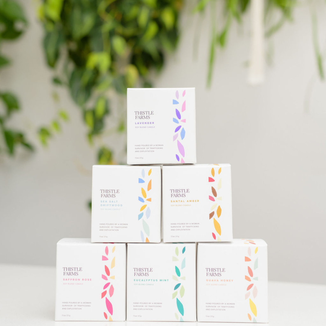 Lavender Soy Candle Love Heals Collection